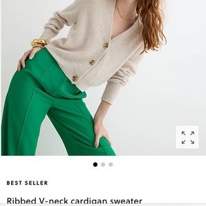J. Crew V-Neck Cardigan Sweater